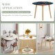 thumbnail image 3 of Cyborg-theme Fitted Round Tablecloths Elastic Edged Table Covers Waterproof Table Cloth for Kitchen Holiday Party Tables Decor 120cm, 3 of 6