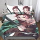 thumbnail image 1 of Juego De Funda Nórdica Entemah Demon Slayer 3d Funda Nórdica De Anime Apasionada Juego De Ropa De Cama De 3 Piezas Para Niños Y Niñas Con Cremallera, 1 of 3