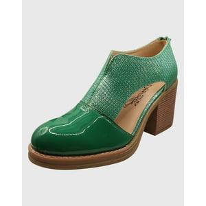 Danicolle Calzado - Zapato Abierto Croco Verde