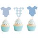 thumbnail image 1 of Topers Para Cupcakes Body Azul Feliz Cumpleaños X48, 1 of 7