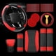 thumbnail image 1 of Set Accesorios Riakrum 30 Piezas Cuero PU Rojo y Negro, 1 of 3