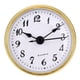 thumbnail image 2 of Inserto De Reloj De 70 Mm, Esfera Blanca Con Borde Dorado, Movimiento De Cuarzo Redondo, Funciona Con Pilas, 2 of 5