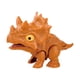 thumbnail image 4 of Juguete De Dinosaurio Con Dedos Mordedores Con Articulaciones Flexibles Figura De Acción Para Accesorios Triceratops Marrón Para Niños, 4 of 5