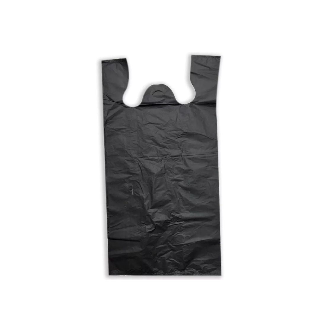 De Gaune - Bolsas Tipo Camiseta Plásticas 30x35cm Negra 500u