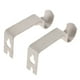 thumbnail image 1 of Juego De 2 Uds De Barra De Poste De Cortina De Metal Soporte De Pared Soporte De Gancho Argent, 1 of 3