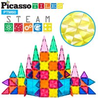 Bloques De Construcción Magnético Picassotiles 60 Piezas Mini Diamante