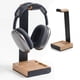 thumbnail image 1 of Soporte para auriculares COREMINDED 26,5 x 11,9 x 10 cm madera de roble, 1 of 7