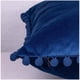 thumbnail image 2 of Pack De 02 Fundas De Cojín De Terciopelo Con Pompon 45x45 Amarino, 2 of 4