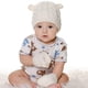thumbnail image 4 of Conjunto de gorro y guantes de invierno para recién nacidos, niñas y niños, 4 of 5