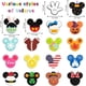 thumbnail image 2 of Letrero Decorativo Para Puerta Con Forma De Ratón Con 18 Iconos Intercambiables, 2 of 8