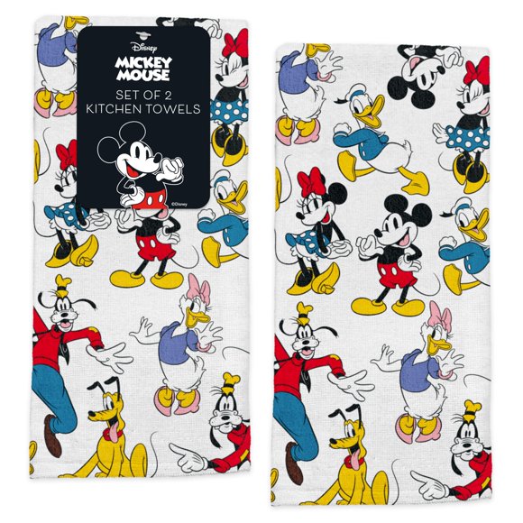 Best Brands Toalla de Cocina Disney 41x66 cm Pack de 2 Absorbente