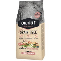 Ownat Just Grain Free - Alimento Para Gatos Just Grain Free Adult Chicken Cat 3 Kg