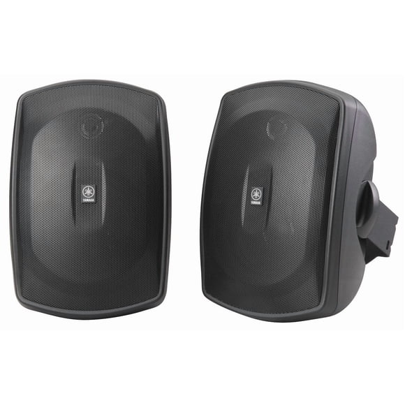 Altavoz YAMAHA NS-AW190BL de 2 vías para interiores/exteriores (par, negro)