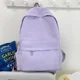 thumbnail image 1 of Women Schoolbag Waterproof Large Capacity School Backpack Smooth Zipper Solid Color Teens Girl Casual Daypack Bag Student Supply, 1 of 3