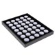 thumbnail image 2 of Tarjeta De Gema De Espuma Negra Blanca Insertar Caja De Joyería De La Bandeja De La Bandeja De La Pantalla De Almacenamiento De Piedras Preciosas, 2 of 5