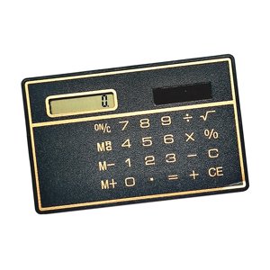 Magideal - Calculadora De 8 Dígitos Calculadoras De Oficina Con Energía Solar Calculadoras Básicas Portátiles Calculadora Científica Para Negocios Enseñanza De Negro