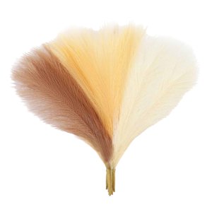 Magideal - Bonquet De Hierba Seca Natural De 6 Uds., Relleno De Jarrón Para Suelo, Arreglo Floral, Regalo Bohemio Para Dormitorio, Boda, Fiesta, Decoración De Beige Marrón Caqui