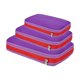 thumbnail image 2 of Cubos De Embalaje De Compresión De 3 Uds, Reutilizables Expandibles Para Senderismo, Viajes, Camping, Violeta, 2 of 5