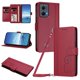 thumbnail image 1 of Funda Cartera Trébol para Motorola Edge 2024 5G con Ranuras Tarjetas y Carga Inalámbrica Rojo, 1 of 6