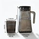 thumbnail image 4 of Juego de Jarra De Vidrio Moderna Con Tapa y 6 Vasos Diseño Acanalado, 4 of 8