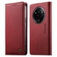 thumbnail image 1 of Funda Billetera de Cuero para [Realme 14 Pro], Bloqueo RFID, Tarjetas y Soporte Rojo, 1 of 5