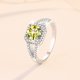 thumbnail image 1 of Anillos de Boda de Moissanita 1 Uds Corte Redondo Color D VVS1 Anillos de Diamante de Plata Esterlina S925 Anillos de Compromiso Aniversario Promesa de Moissanita para Mujer con Certificado, 1 of 9