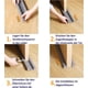thumbnail image 5 of Tira de sellado inferior de puerta, gris en ambos lados [versión de cuero mejorada], 5 of 5
