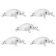 thumbnail image 3 of La pesca dura sin pintar 5pcs se?ala el cuerpo diy de la pesca de los crankbaits en blanco los 4.7cm, 3 of 3