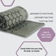 thumbnail image 5 of Toalla de yoga Clever Yoga Hot, antideslizante, absorbente de sudor, color oliva, 5 of 9
