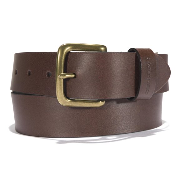 Cinturón Carhartt Casual Bridle de piel para hombre, color marrón, talla 44