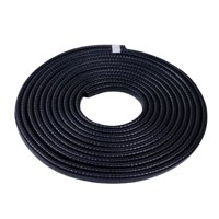 Magideal - Protector De Borde De Puerta De Coche, Moldura Embellecedora, Accesorios De Carrocería, Decoración De Estilo, Protección De Sellado, Tira Anticolisión Negro