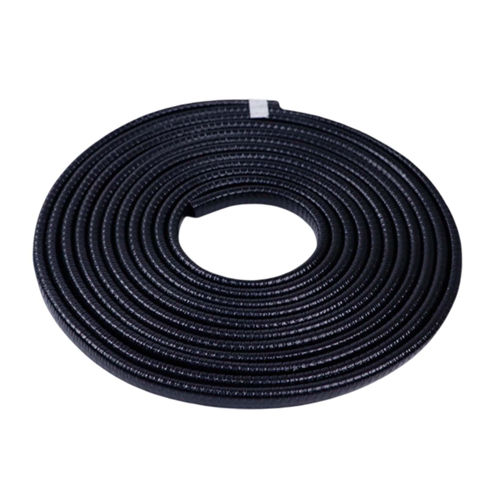 Magideal - Protector De Borde De Puerta De Coche, Moldura Embellecedora, Accesorios De Carrocería, Decoración De Estilo, Protección De Sellado, Tira Anticolisión Negro