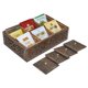 thumbnail image 4 of Caja de regalo Storeindya, organizador de bolsitas de té de madera, arte mogol, 4 of 7