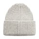 thumbnail image 4 of Gorro UGG para mujer con logotipo acanalado grueso, gris claro, 4 of 6