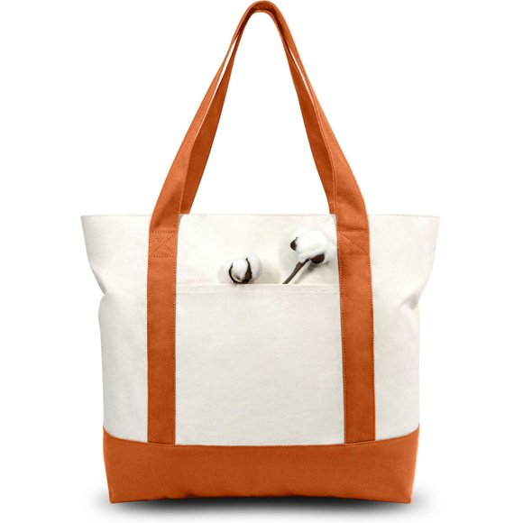 Bolso Tote TOPDesign de Lona 53x38x15 cm con Bolsillo