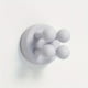 thumbnail image 1 of 1/6pcs Silicone Toothbrush Holder, Wall Mounted Razor Hooks, Adhesive Towel Key Plug Cable Hangers, Multi-Function Storage Hook, For Bathroom Home Office, 1 of 5