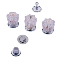 Grifo Para Bidé Kingston Brass Americana Kb311, Cromo Pulido