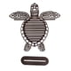 thumbnail image 3 of Organizador De Joyas De Tortuga, Expositor De Pendientes, Estante Para Pulseras Colgantes, Color Marrón, 3 of 3