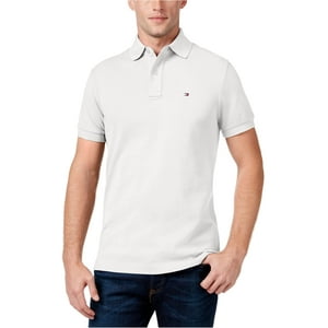 Polo Tommy Hilfiger Big And Tall Para Hombre, Clásico, Blanco
