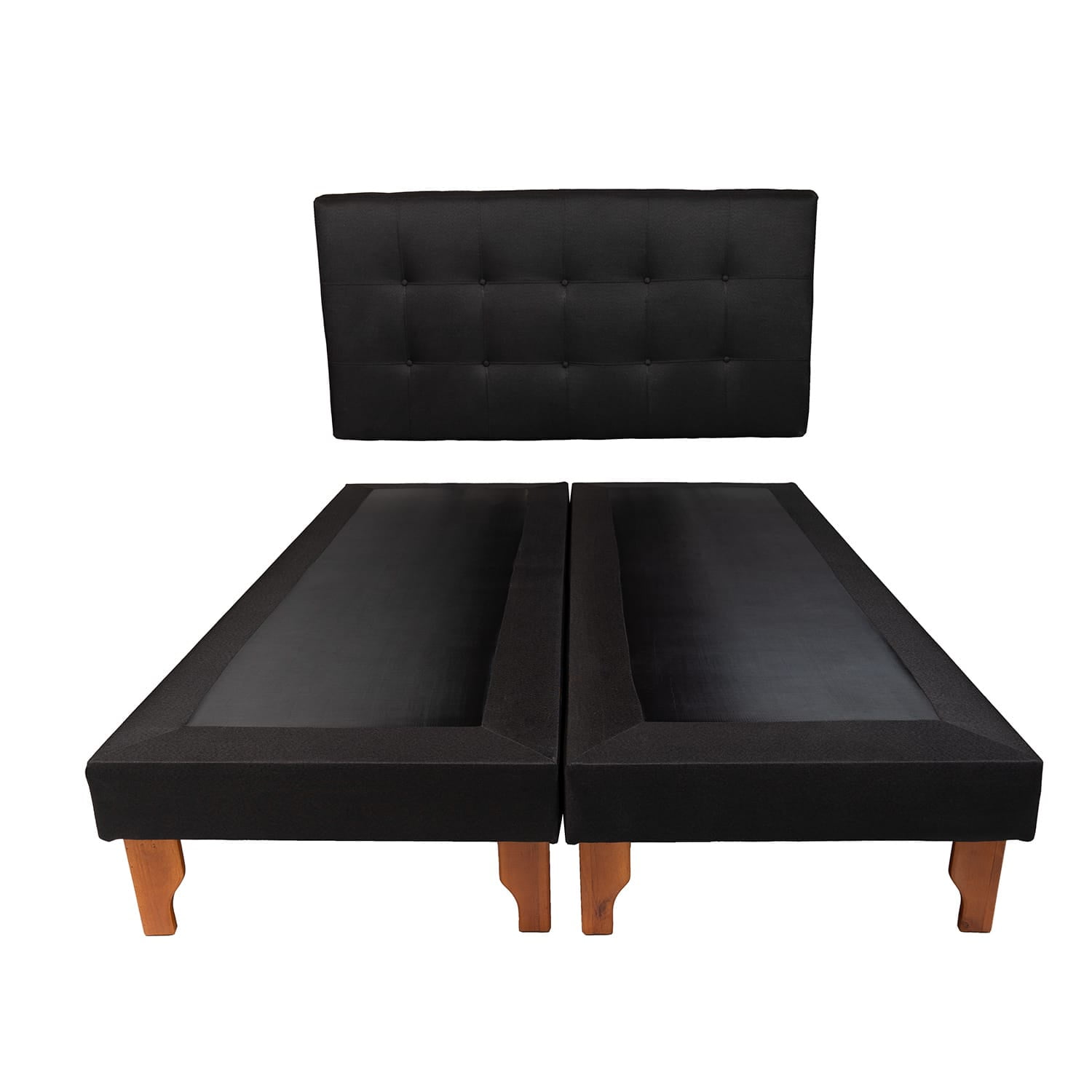 Diseños Valestrini - Cama King Lino Negro