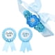 thumbnail image 1 of 3 Pines De Ramillete Con Insignia Y Cinturón De Maternidad Para Mujer, Correa Para El Vientre Con Flores, Azul, 1 of 5