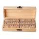 thumbnail image 5 of Alfabeto De Madera Letras Sellos Álbum Sello De Goma Multipropósito Con Caja Letras Verticales, 5 of 5