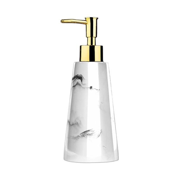 1pc Dispensador De Jabón De Manos Botella De Bomba Contenedor Recargable Para Jabón De Manos 280ml Blanco