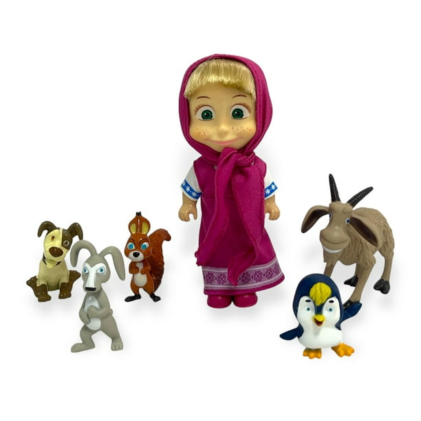 Amazon ImÃ¡genes De Juguetes De Masha Y El Oso Animadas Figuras De