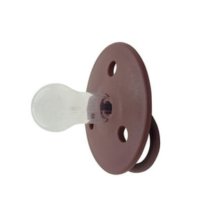 Mininor - Chupetes Redondos Silicona 6M 2U Burdeo