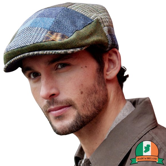 Gorro Biddy Murphy L de Patchwork Multicolor en Lana Irlandesa