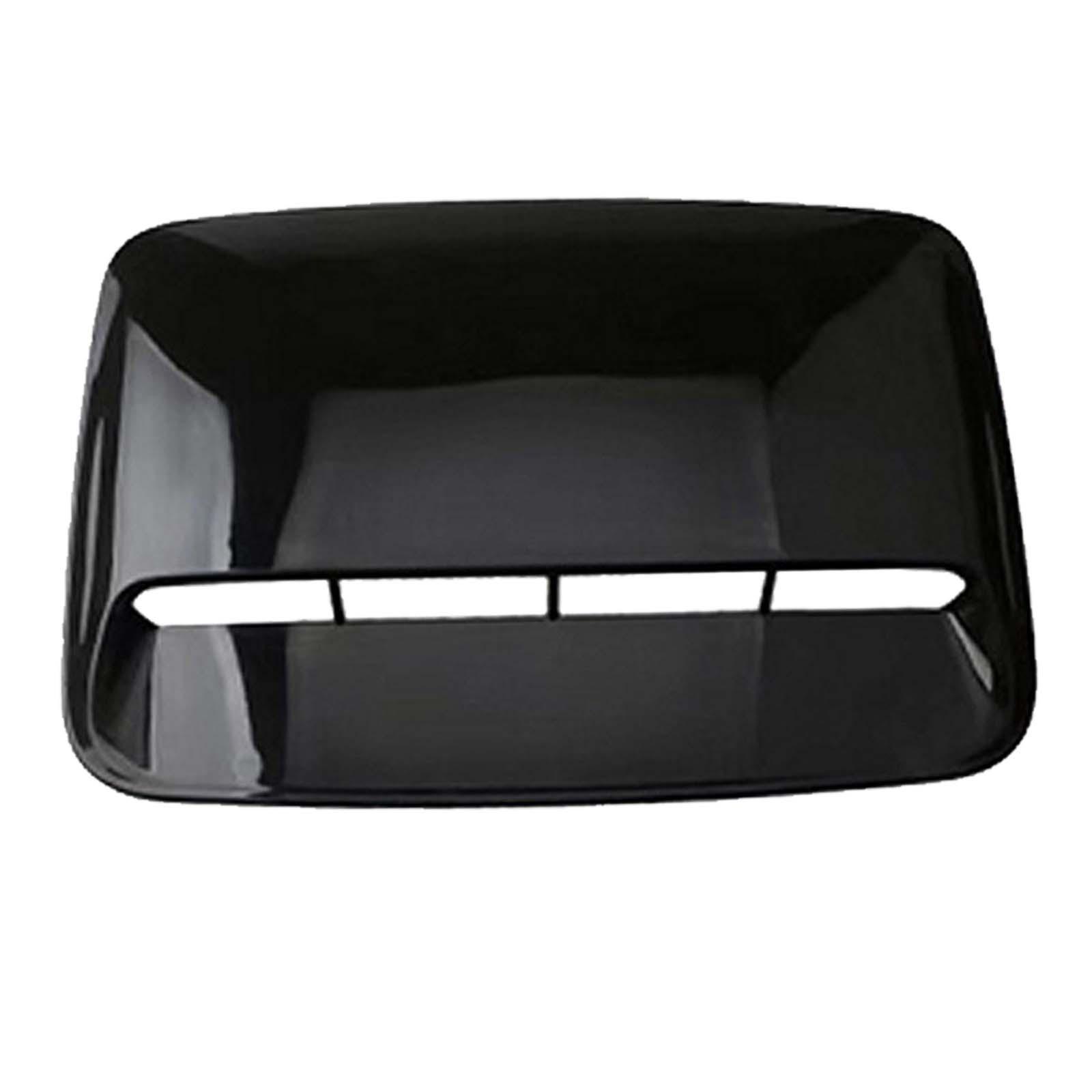 Magideal - Cubierta De Ventilación Para Capó De Coche, Entrada De Aire Decorativa Para Modificación De Vehículos, Fácil Instalación , Negro Brillante
