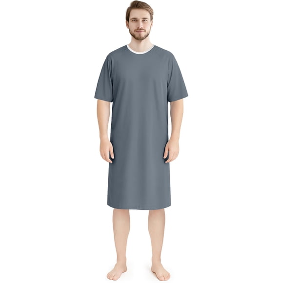 Bata Hospitalaria para Hombre Utopia Care Talla XS-S Carbón