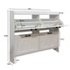 thumbnail image 3 of White Modern Fence Shoe Cabinet with 4 Flip Drawers, Sleek Space-Saving Entryway Organizer for Living Room, 3 of 3