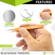 thumbnail image 2 of Pinza profesional Cynamed de acero con punta curva para puntos negros, 2 of 6